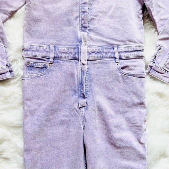 New! Rare IRO Nouka Zip Up Denim Jumpsuit - Picture 9 of 13